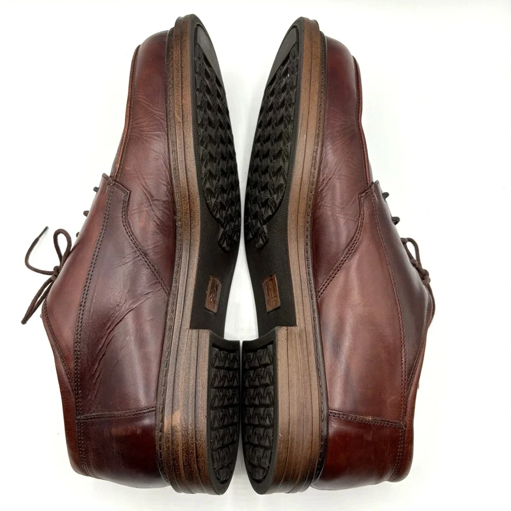 CABLE & CO. Oxford Shoe Men's Size 12 D Brown‎ Leather Lace Up Shoe